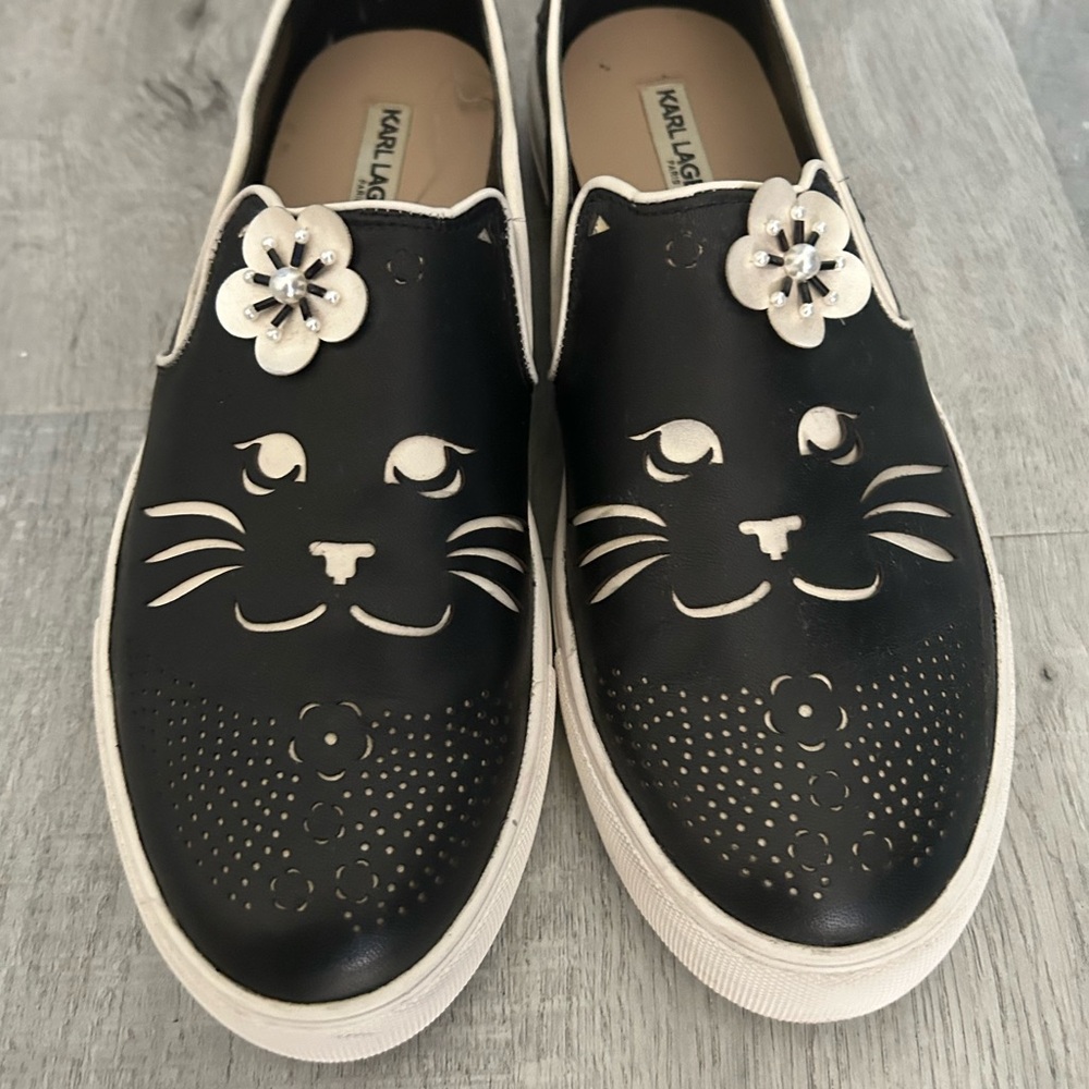 Karl Lagerfeld cat shoes